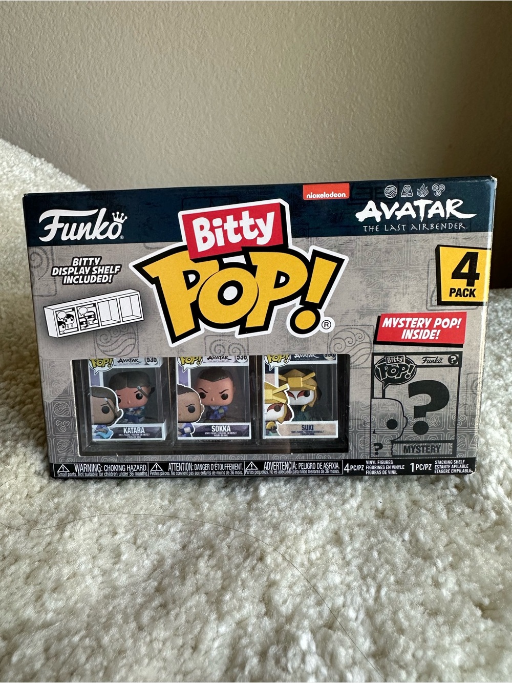 Funko Bitty Pop! Avatar The Last Airbender 4-Pack 1 mystery